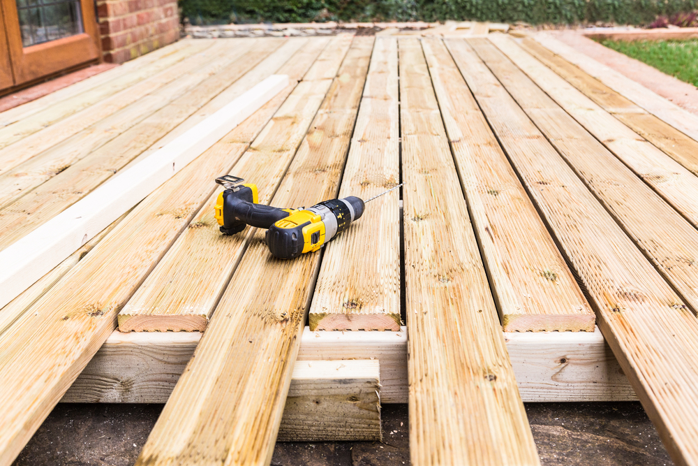 holzterrasse bauen anleitung